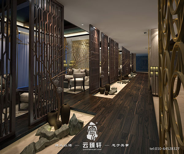 進入內(nèi)部整體的會所環(huán)境