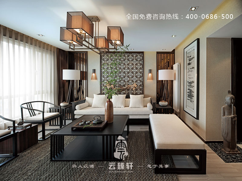 具有濃郁東方文化氣息的中式設(shè)計樣板房