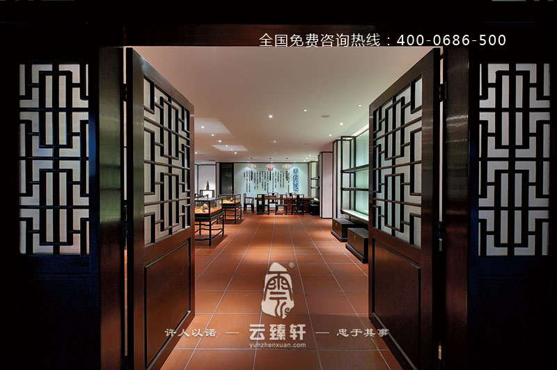 茶館空間設(shè)計效果圖