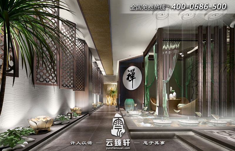 養(yǎng)生會所走廊的裝修設(shè)計圖片
