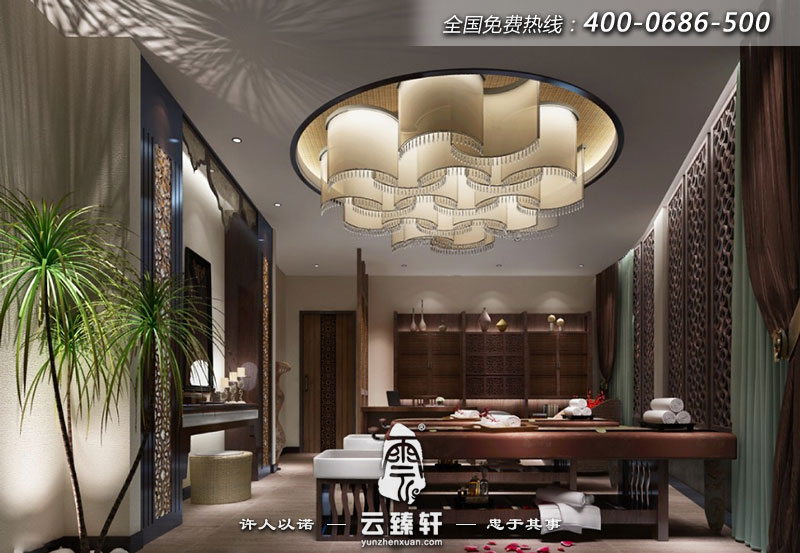 SPA養(yǎng)生會所裝修的VIP房間另一角度