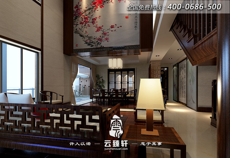 將餐廳置于與會客廳并排,通透處理