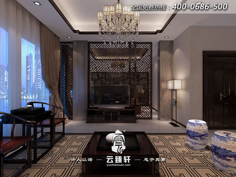 中式設計客廳