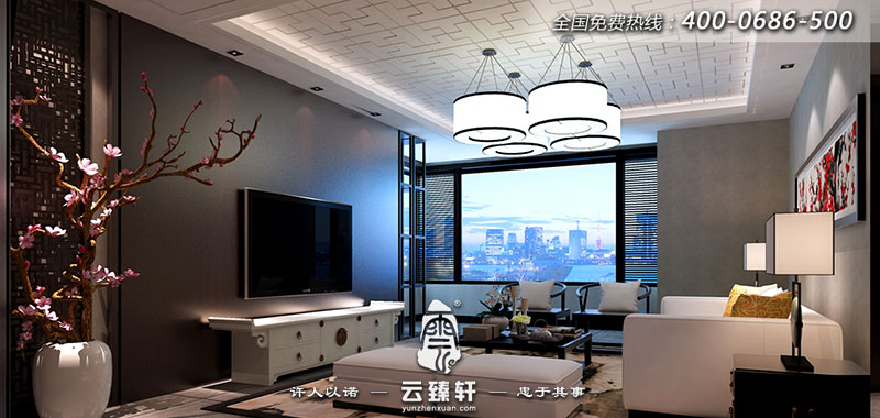 簡中式客廳