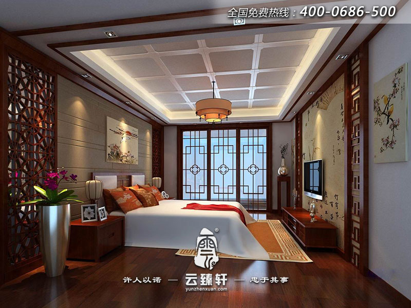 臥房以溫和為主,華麗為次