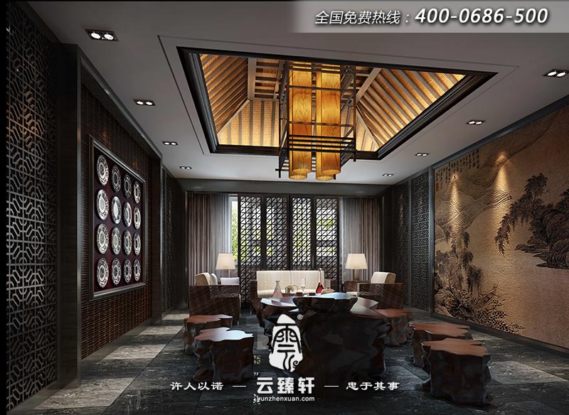 會所茶室裝修效果圖
