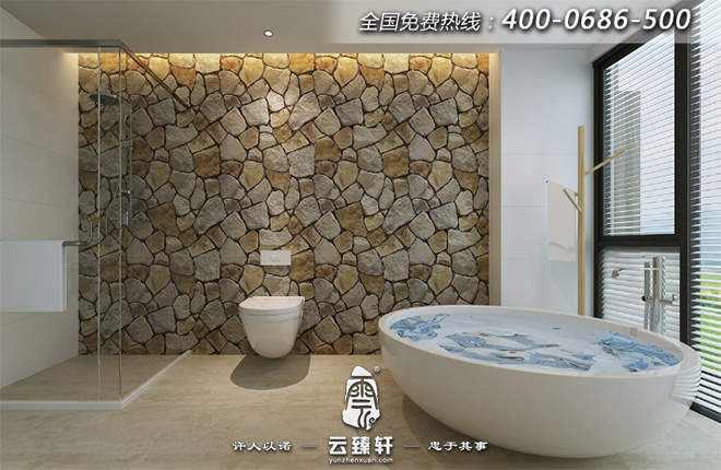 個人瑜伽區(qū)洗浴間禪意設(shè)計效果圖