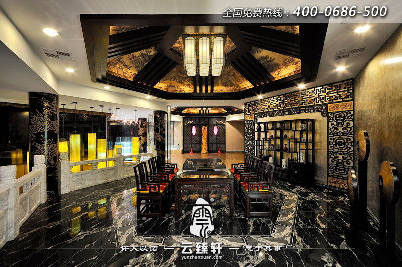 中式餐廳大堂設(shè)計