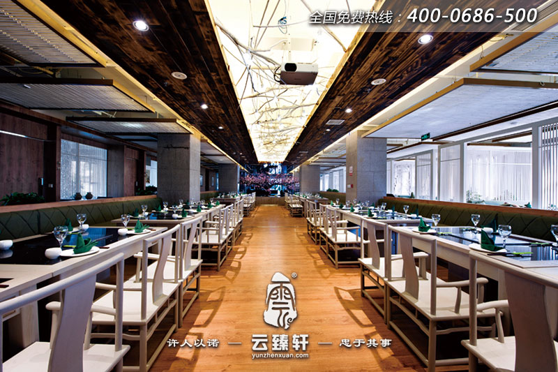 火鍋店大堂用餐區(qū)設(shè)計圖片