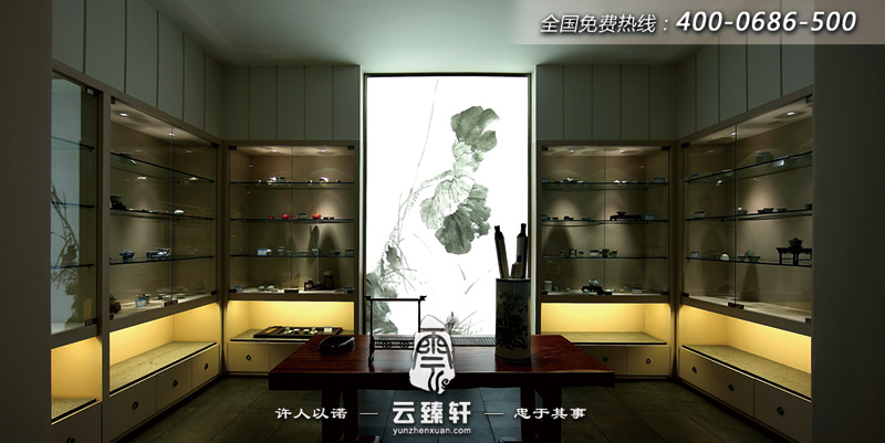 古色古香的茶具擺放設(shè)計