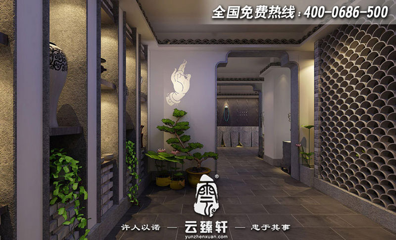 茶會所走廊設(shè)計(jì)效果圖
