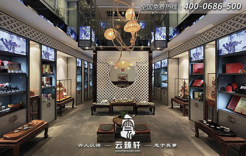 中式茶樓設計效果圖