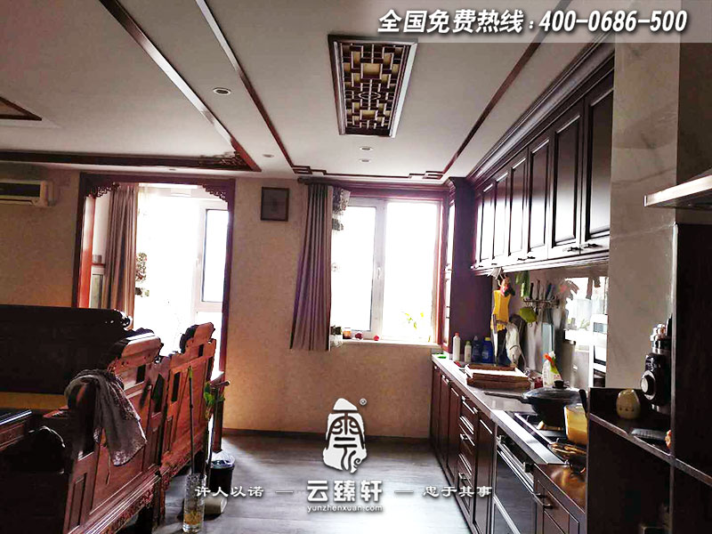 開(kāi)放式的中式廚房