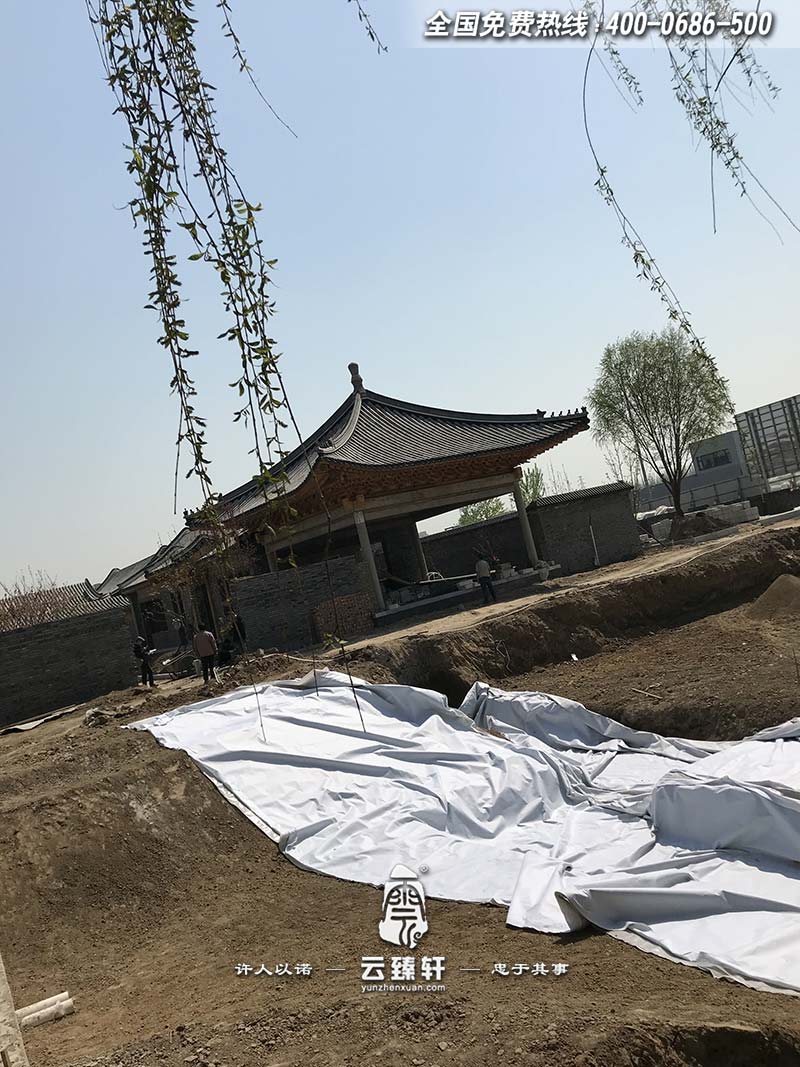 四合院外道路施工現(xiàn)場圖