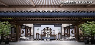 古今結(jié)合新時(shí)代特色新中式風(fēng)格會(huì)所設(shè)計(jì)效果圖