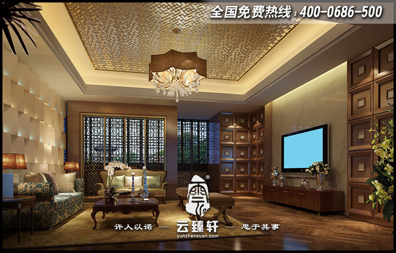 新中式會(huì)所KTV空間設(shè)計(jì)效果圖