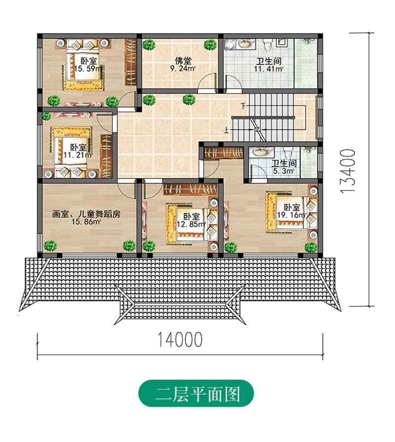 中式別墅設(shè)計圖紙